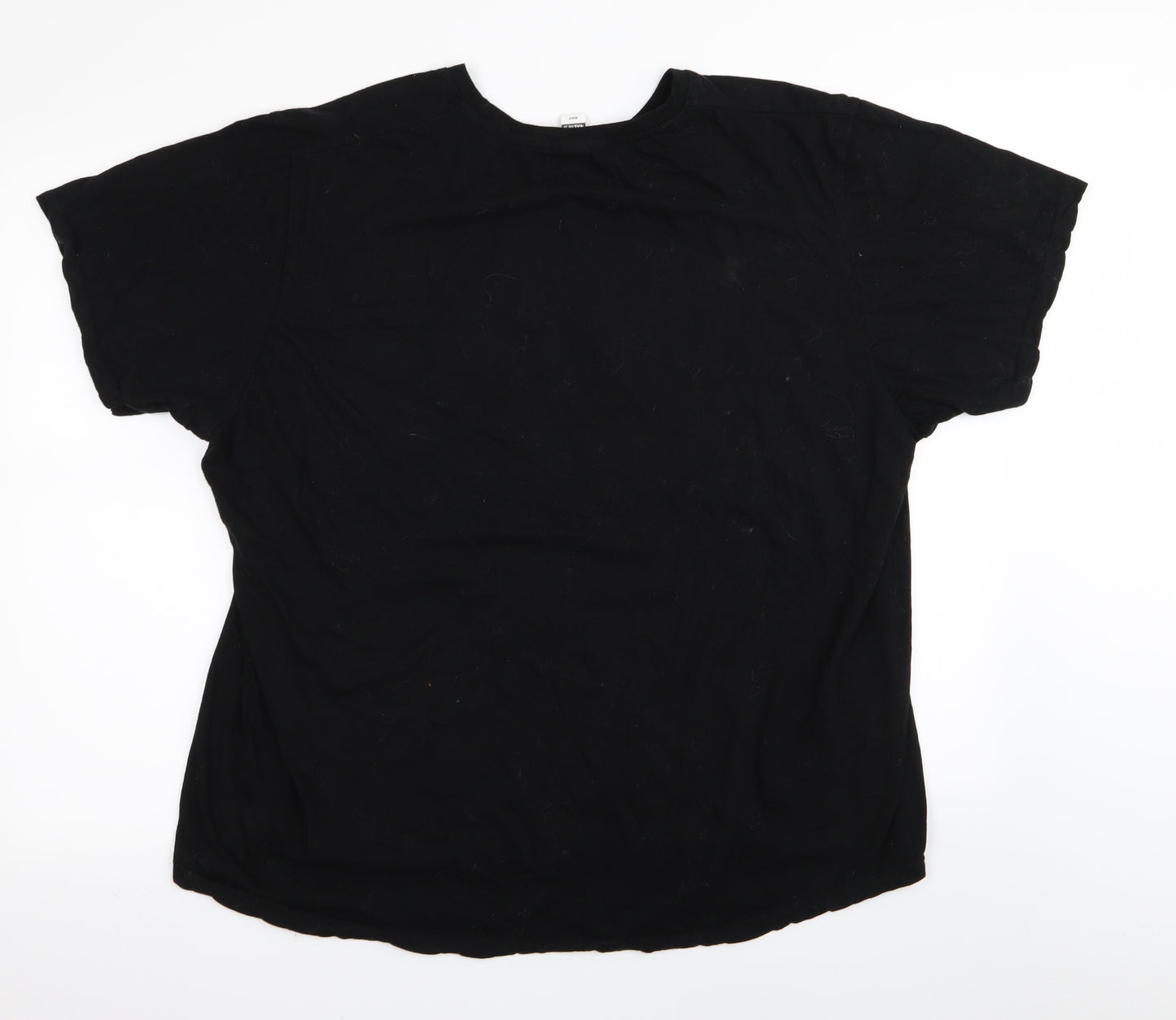 Roly Mens Black    T-Shirt Size 4XL