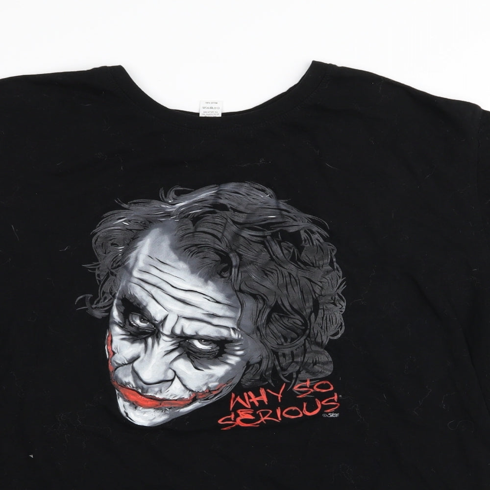 Roly Mens Black    T-Shirt Size 4XL