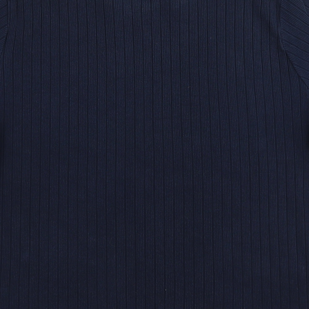 M&S Womens Blue   Basic T-Shirt Size 18