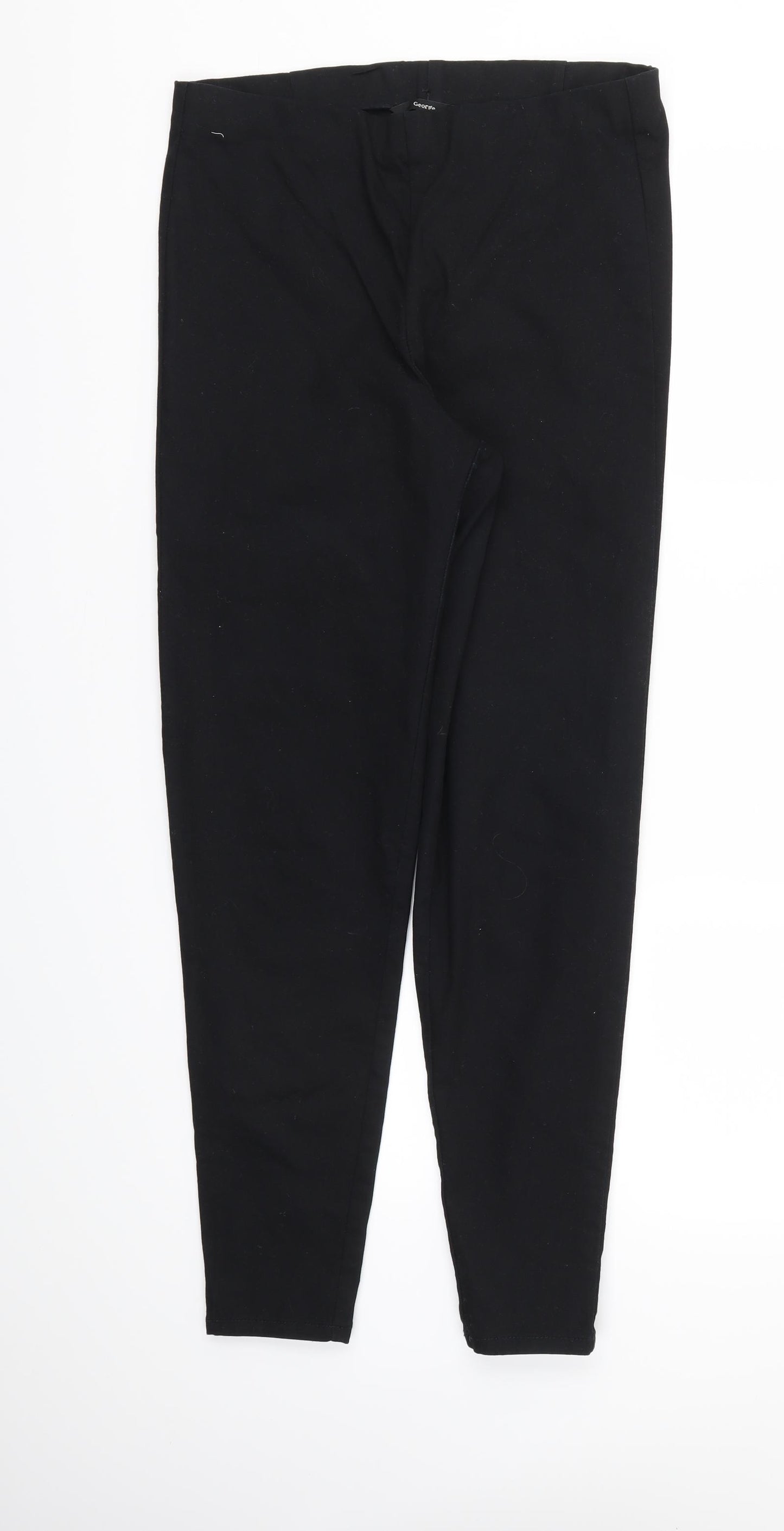 George Womens Black   Trousers  Size 12 L29 in