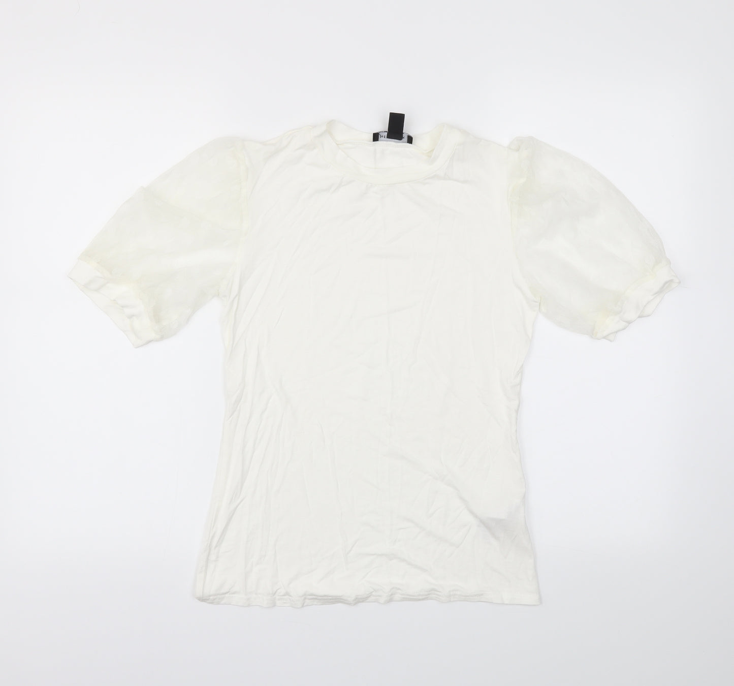 New Look Womens White   Basic T-Shirt Size 14