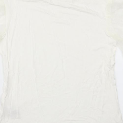 New Look Womens White   Basic T-Shirt Size 14