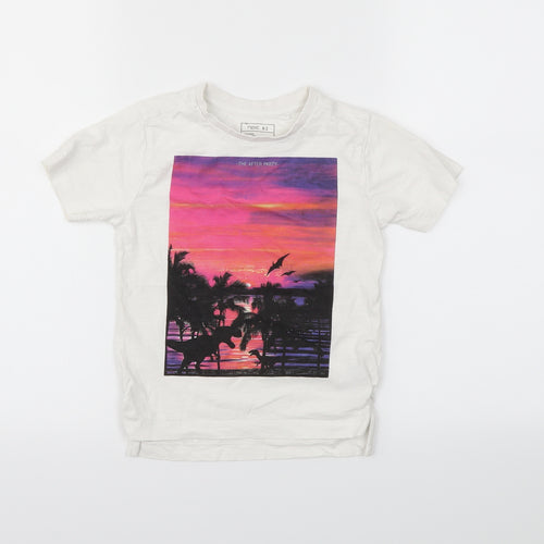 Next  Boys White   Basic T-Shirt Size 3 Years