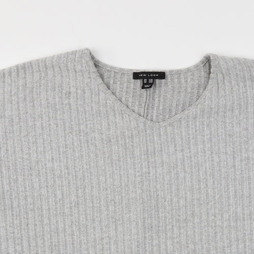 New Look Womens Grey   Pullover Jumper Size M