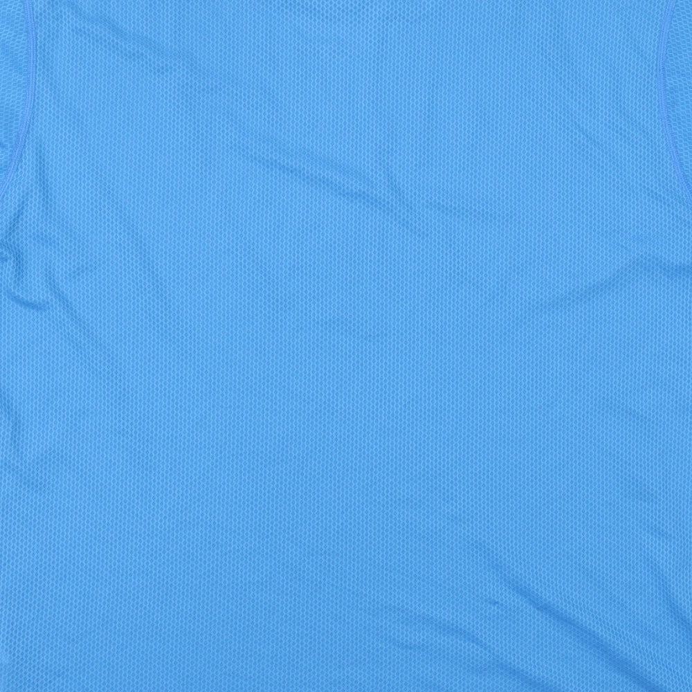 Spyder Mens Blue Houndstooth   T-Shirt Size XL