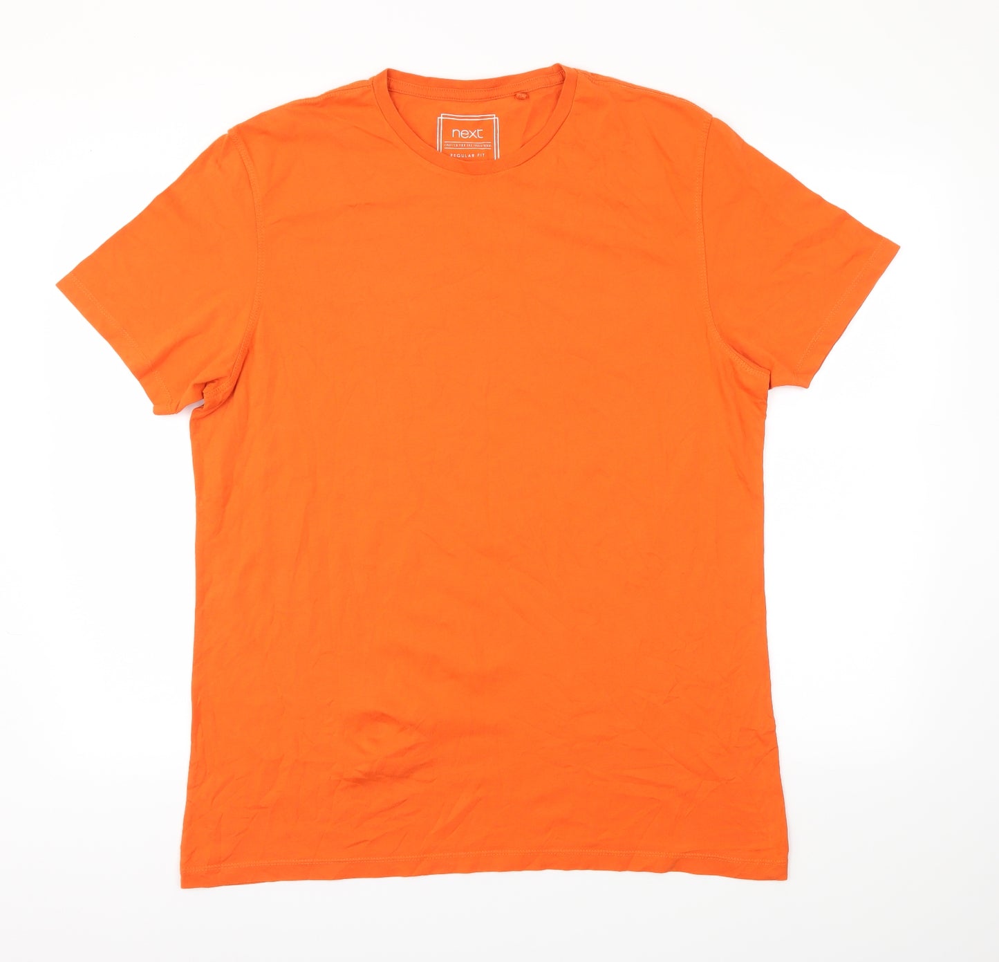 NEXT  Mens Orange    T-Shirt Size L