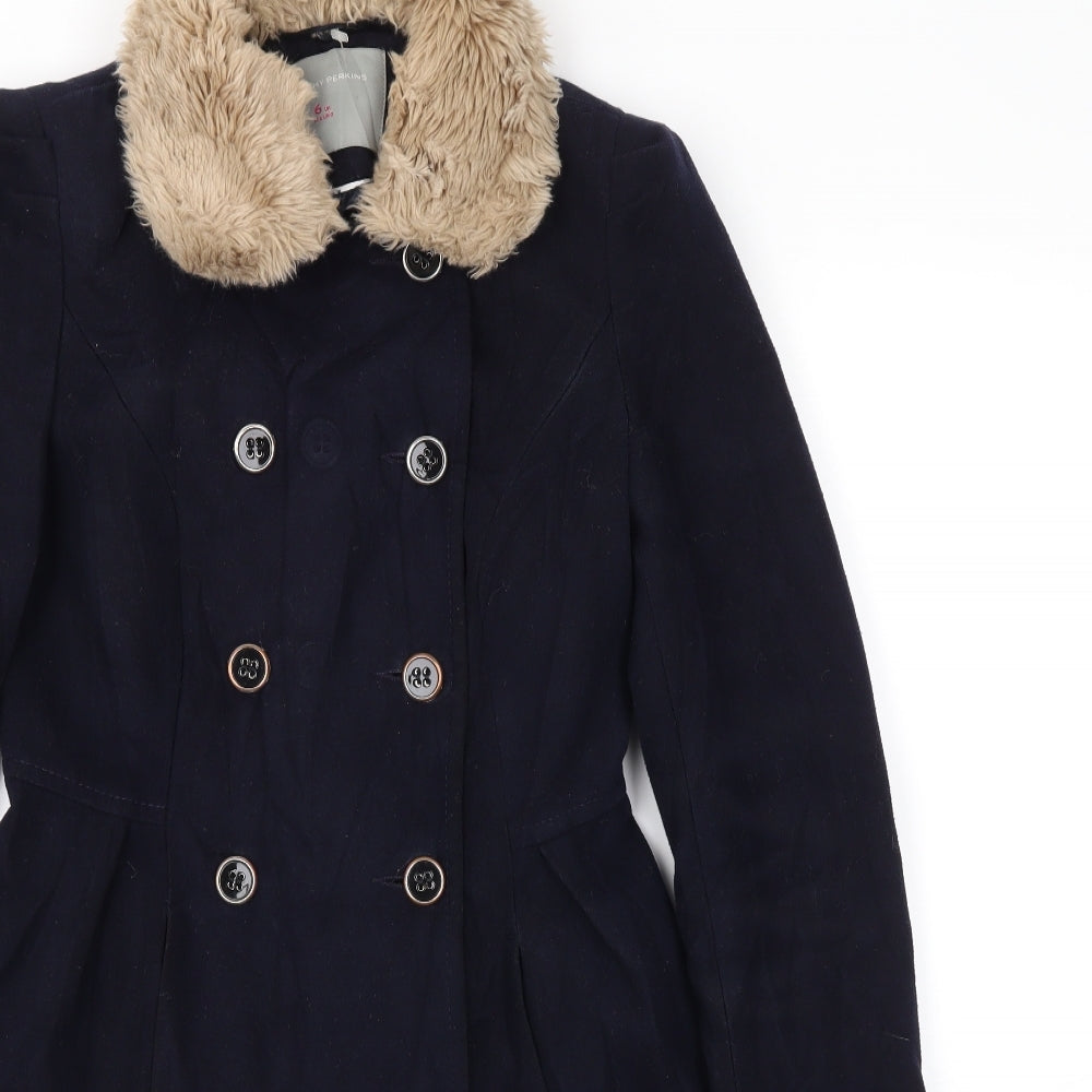Dorothy Perkins Womens Blue   Jacket Coat Size 6