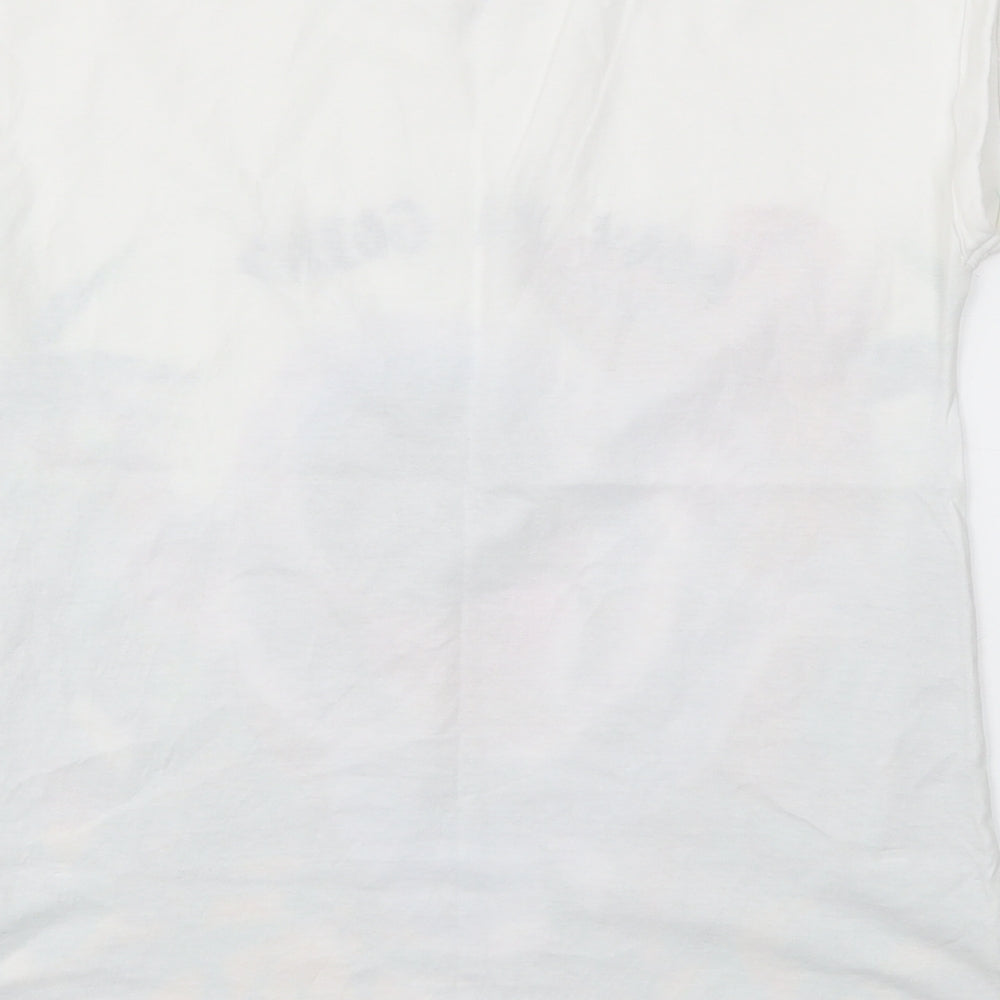 Preworn Womens Multicoloured Animal Print  Basic T-Shirt Size 12