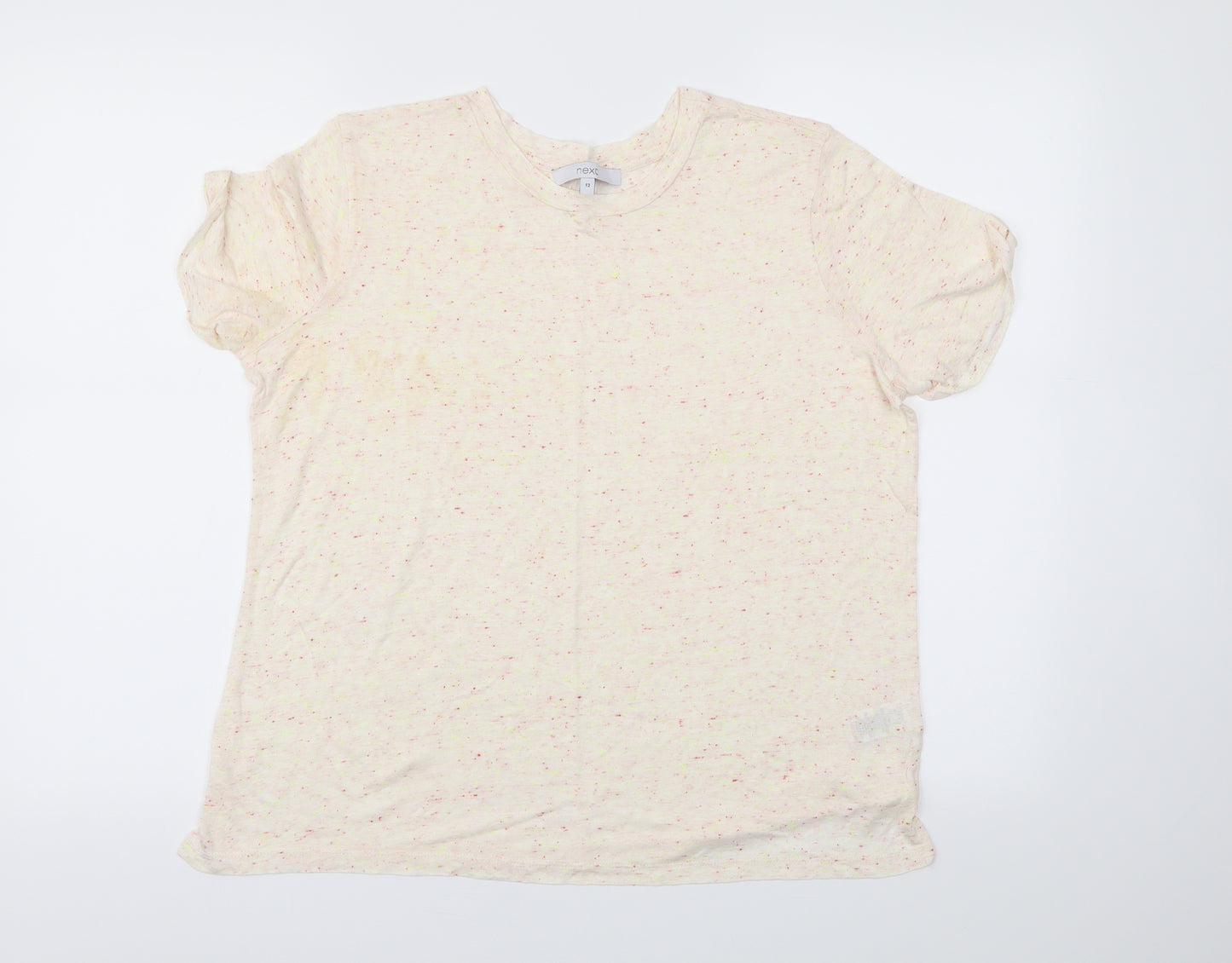 NEXT Womens Ivory   Basic T-Shirt Size 12