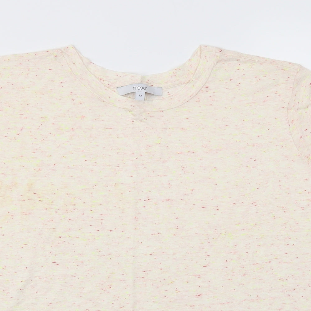 NEXT Womens Ivory   Basic T-Shirt Size 12