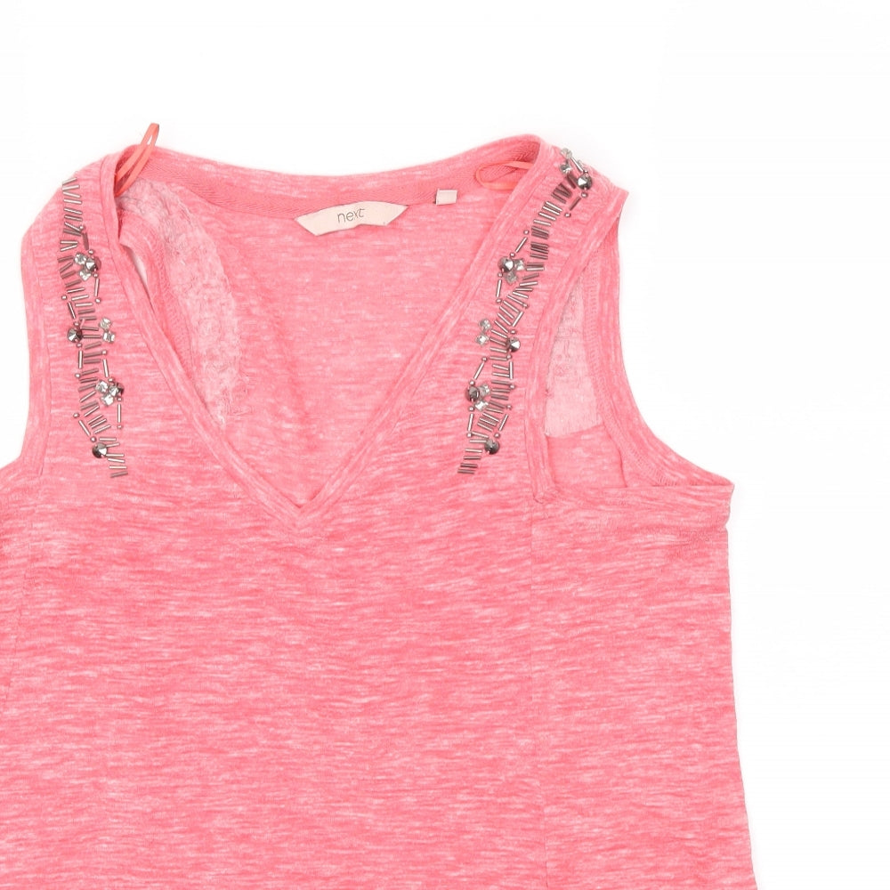 NEXT Womens Pink   Basic T-Shirt Size 8