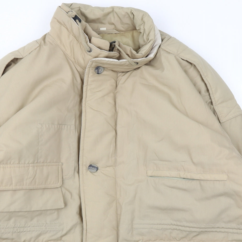 SLIK-7 Mens Beige   Jacket Coat Size XL