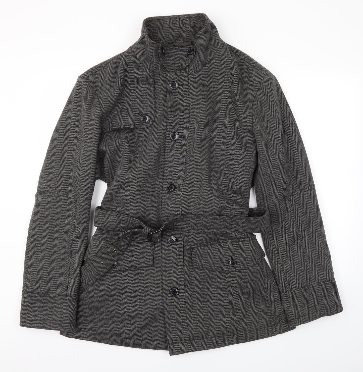 Jeff Banks Mens Grey   Jacket Coat Size L