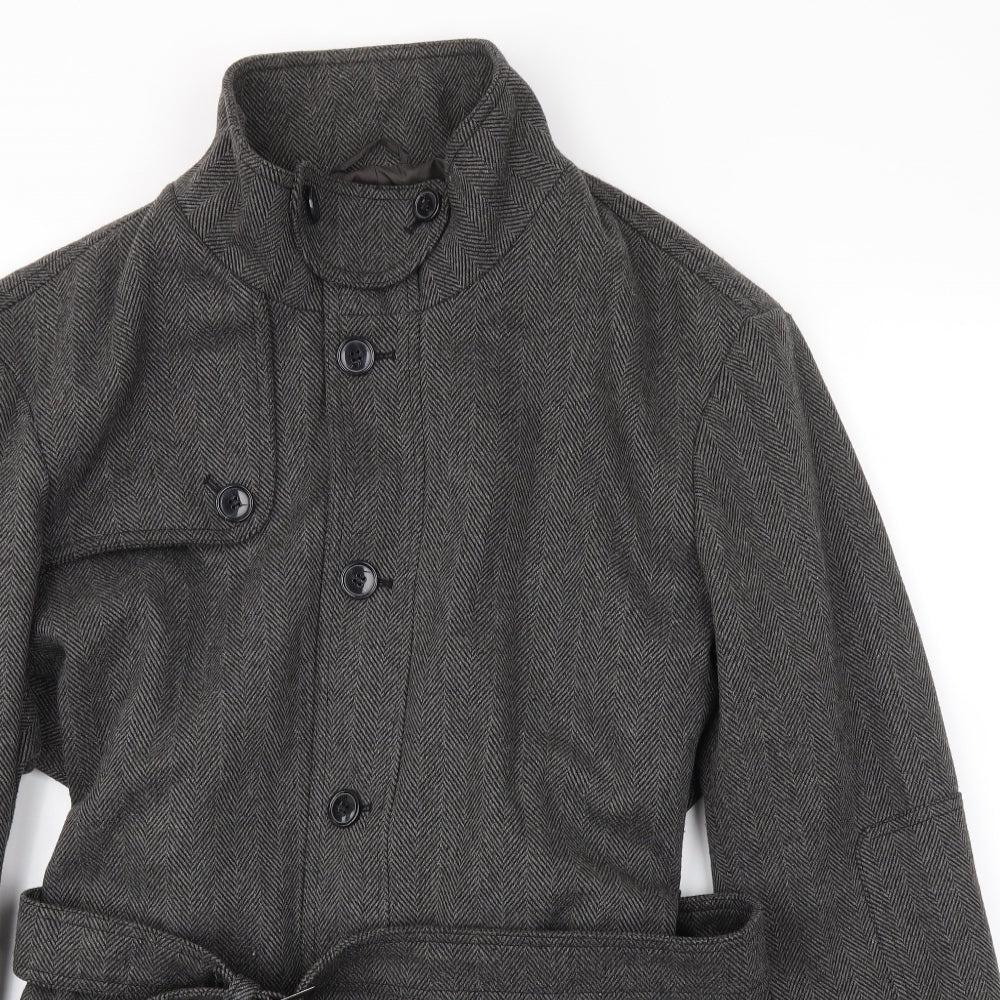 Jeff Banks Mens Grey   Jacket Coat Size L