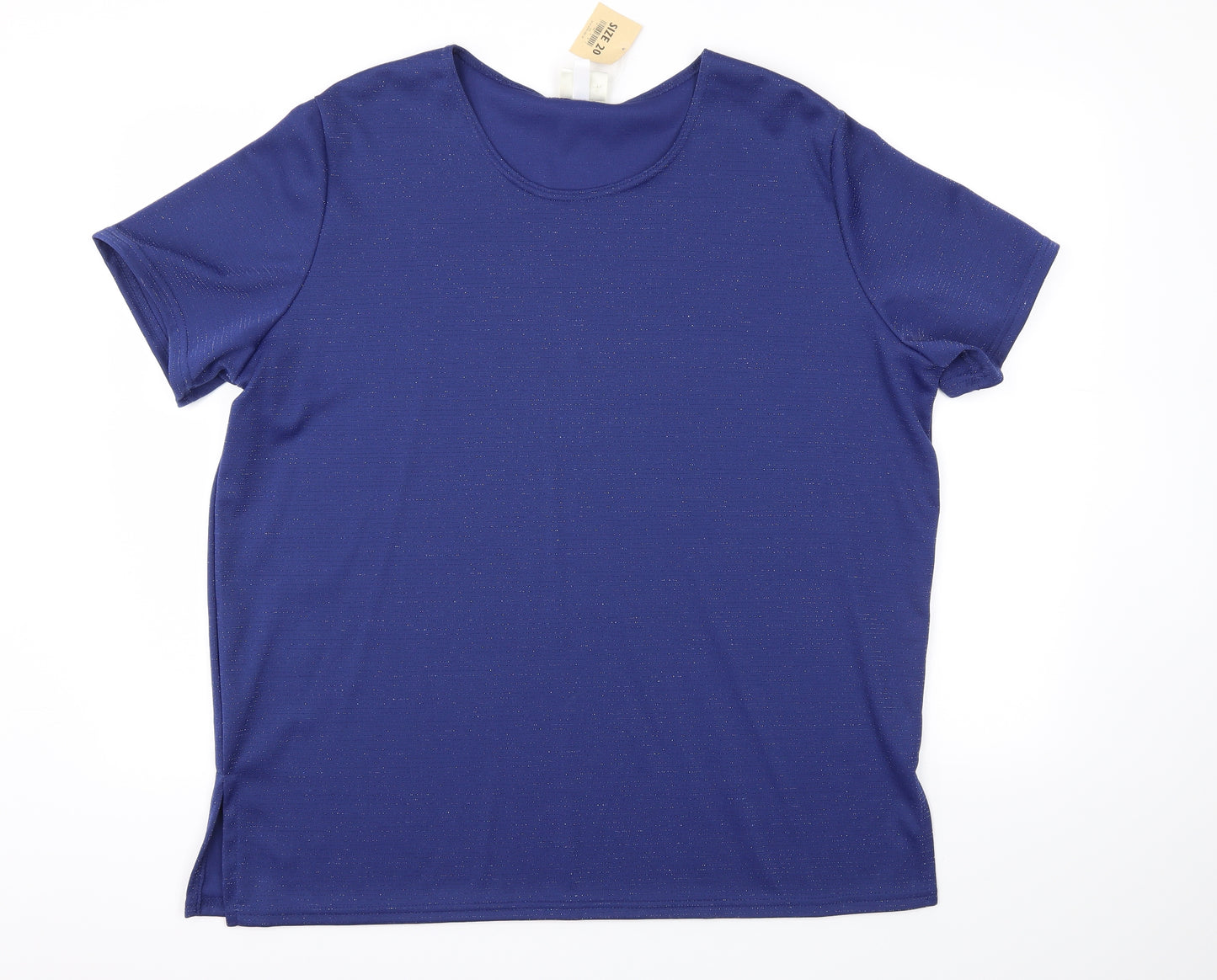 Classic Womens Blue   Basic T-Shirt Size 20