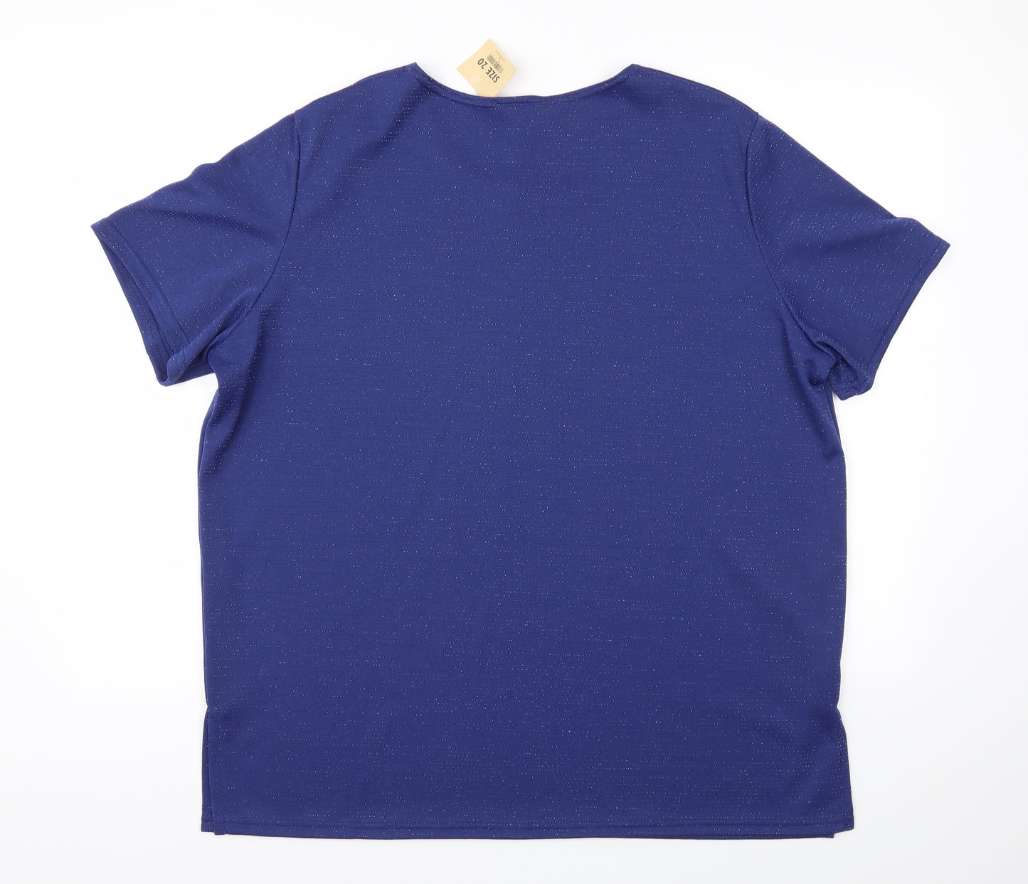 Classic Womens Blue   Basic T-Shirt Size 20
