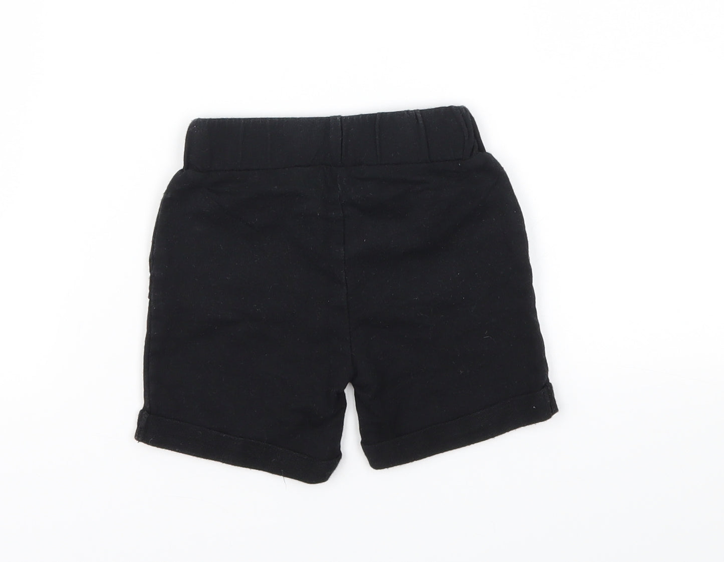 Primark Boys Black Animal Print  Capri Trousers Size 3-6 Months