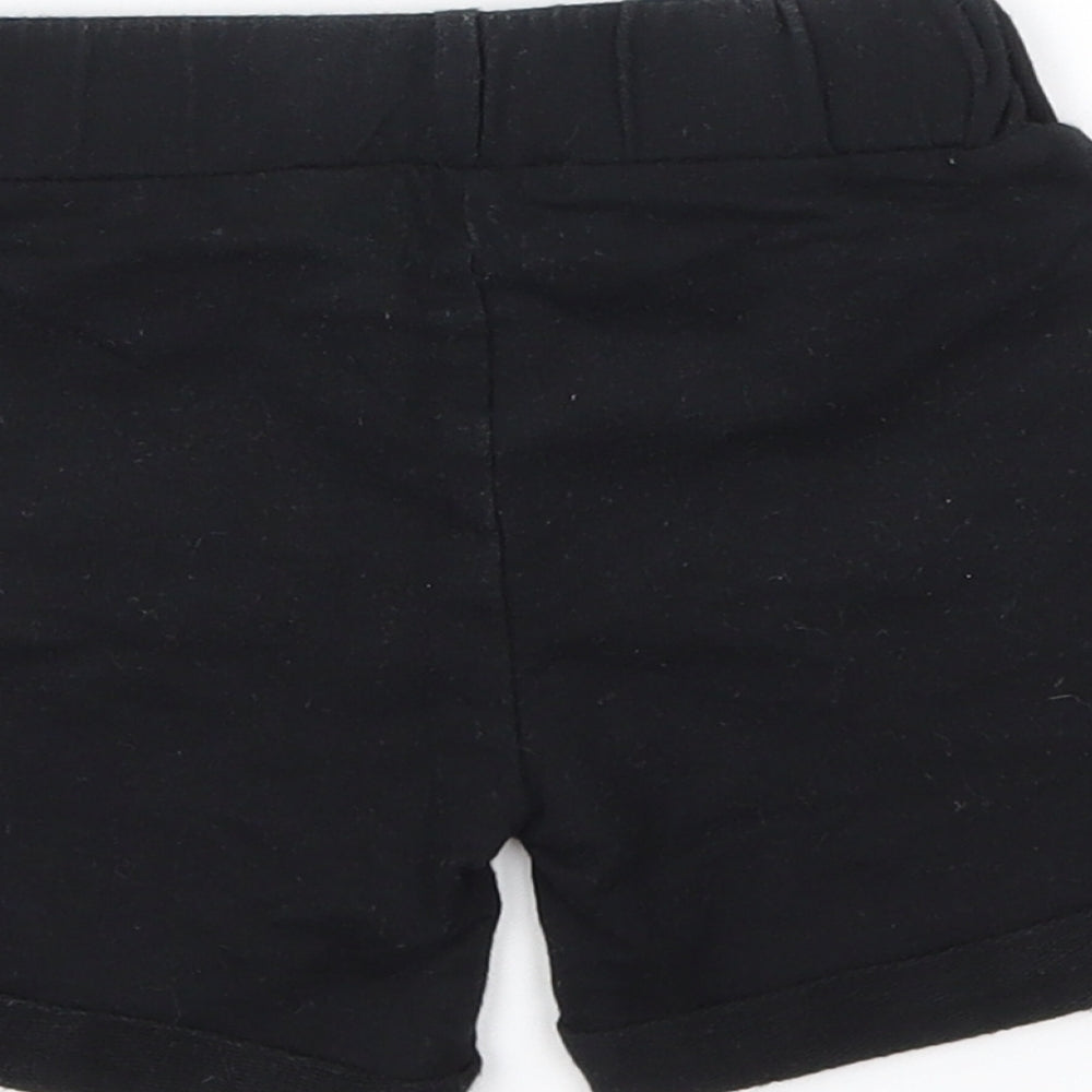 Primark Boys Black Animal Print  Capri Trousers Size 3-6 Months