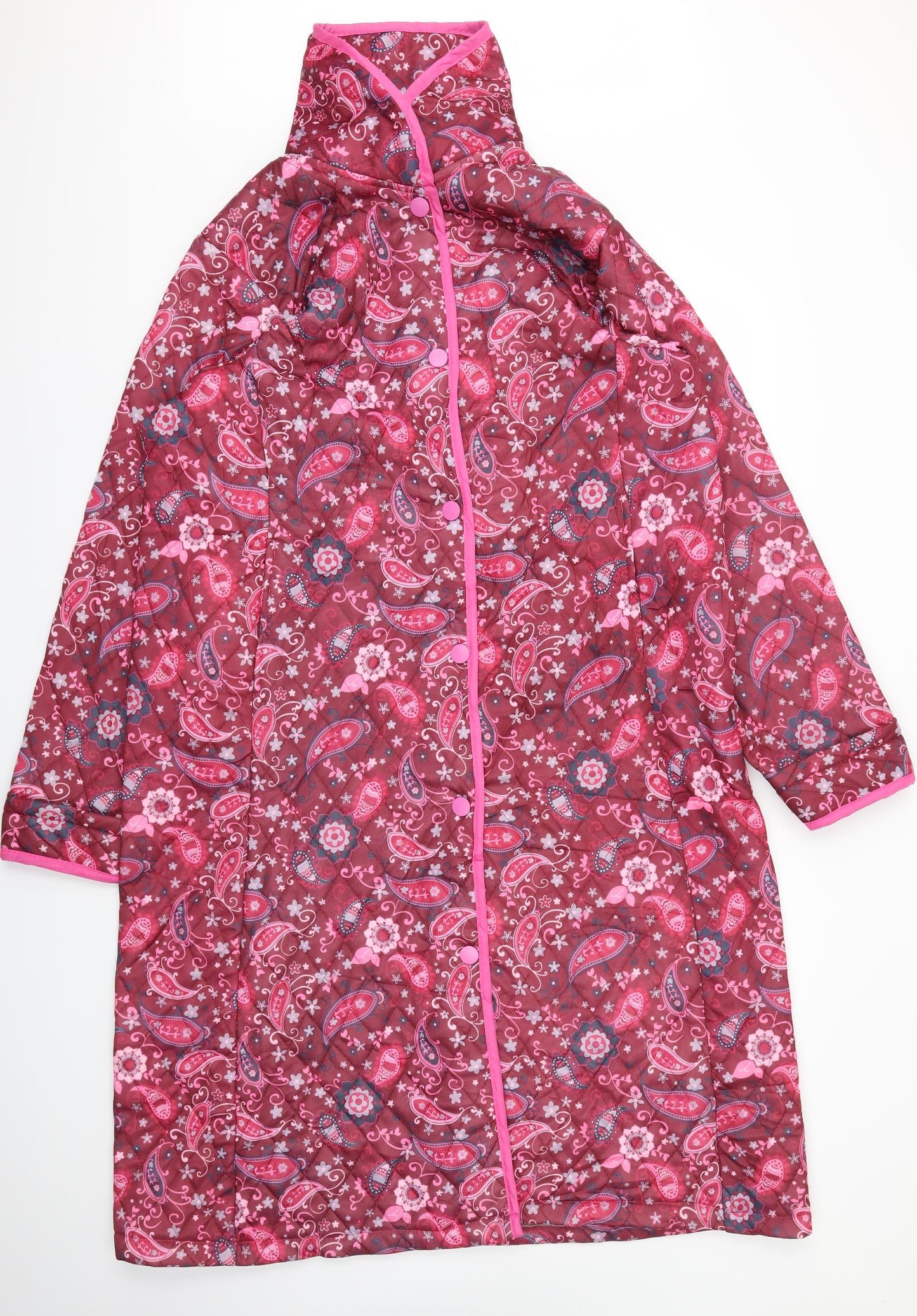 GBRIELLA VICERAGE Womens Pink Floral  Jacket Coat Size 22