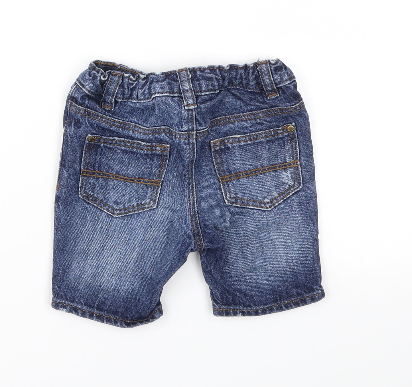 H&M Boys Blue   Capri Jeans Size 9-12 Months
