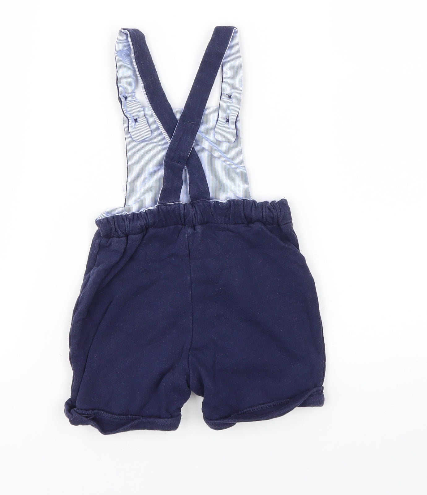 Matalan Boys Blue   Dungaree One-Piece Size 6-9 Months
