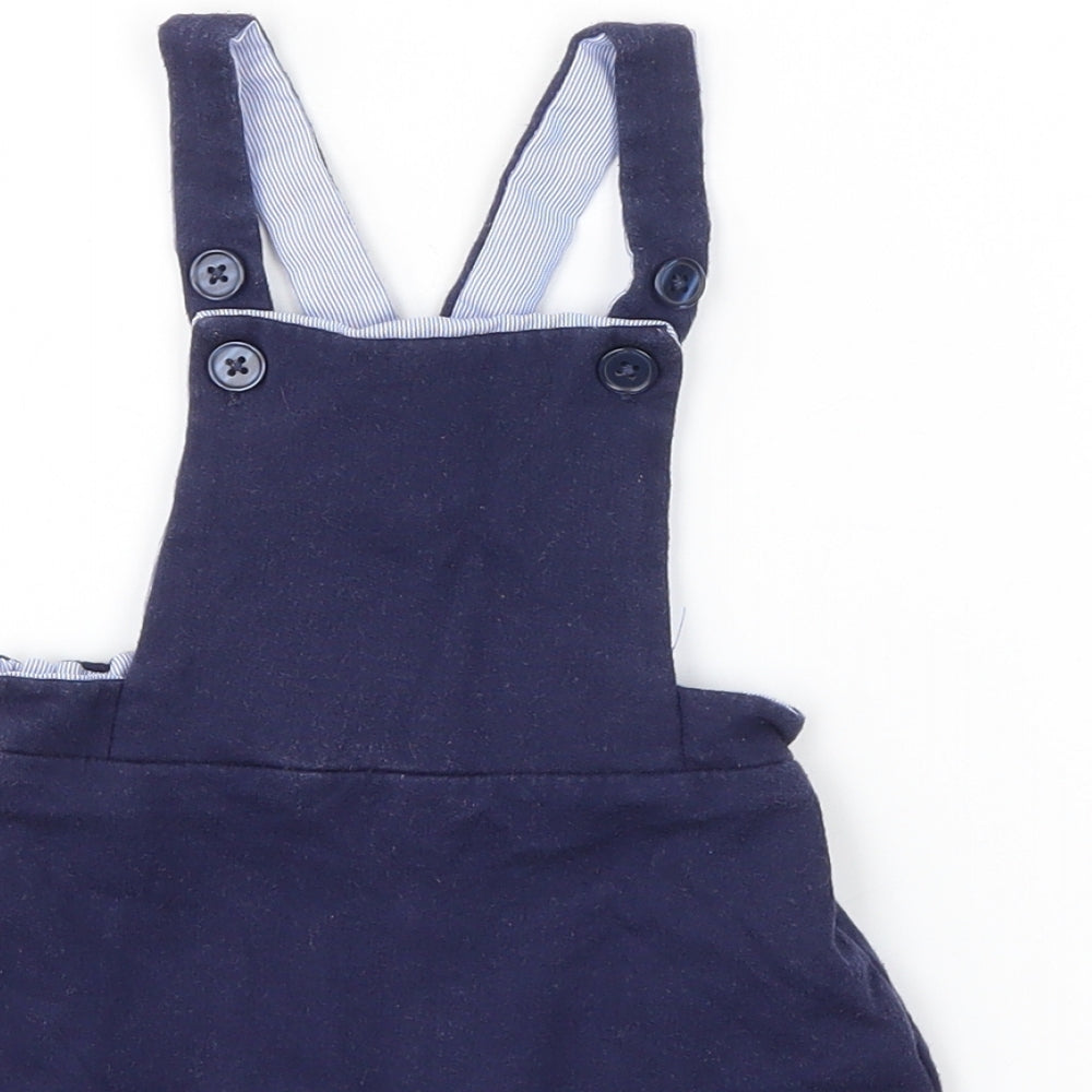 Matalan Boys Blue   Dungaree One-Piece Size 6-9 Months