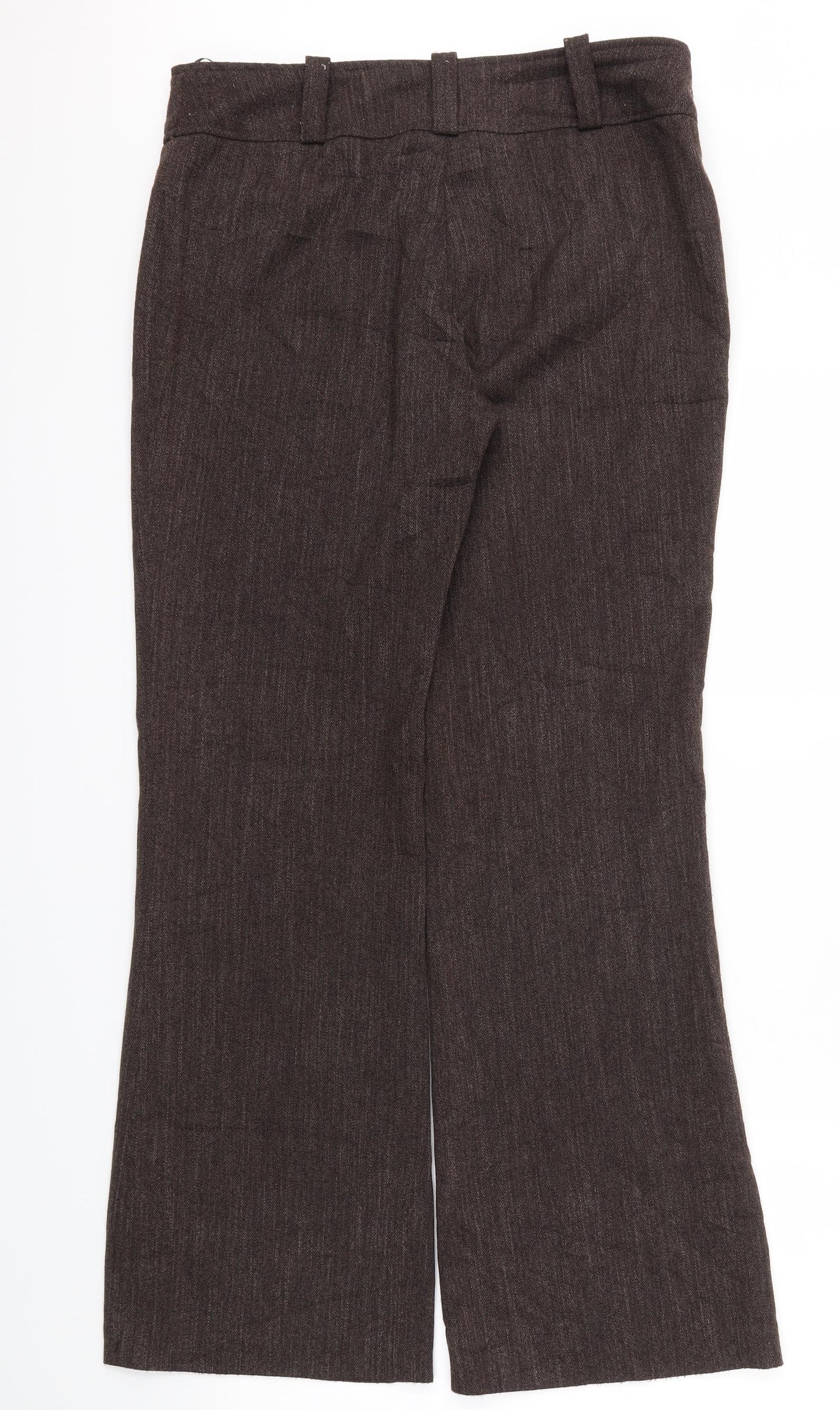 Dorothy Perkins Womens Brown   Trousers  Size 10 L30.5 in