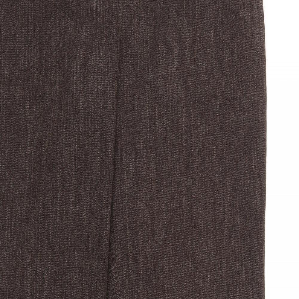 Dorothy Perkins Womens Brown   Trousers  Size 10 L30.5 in