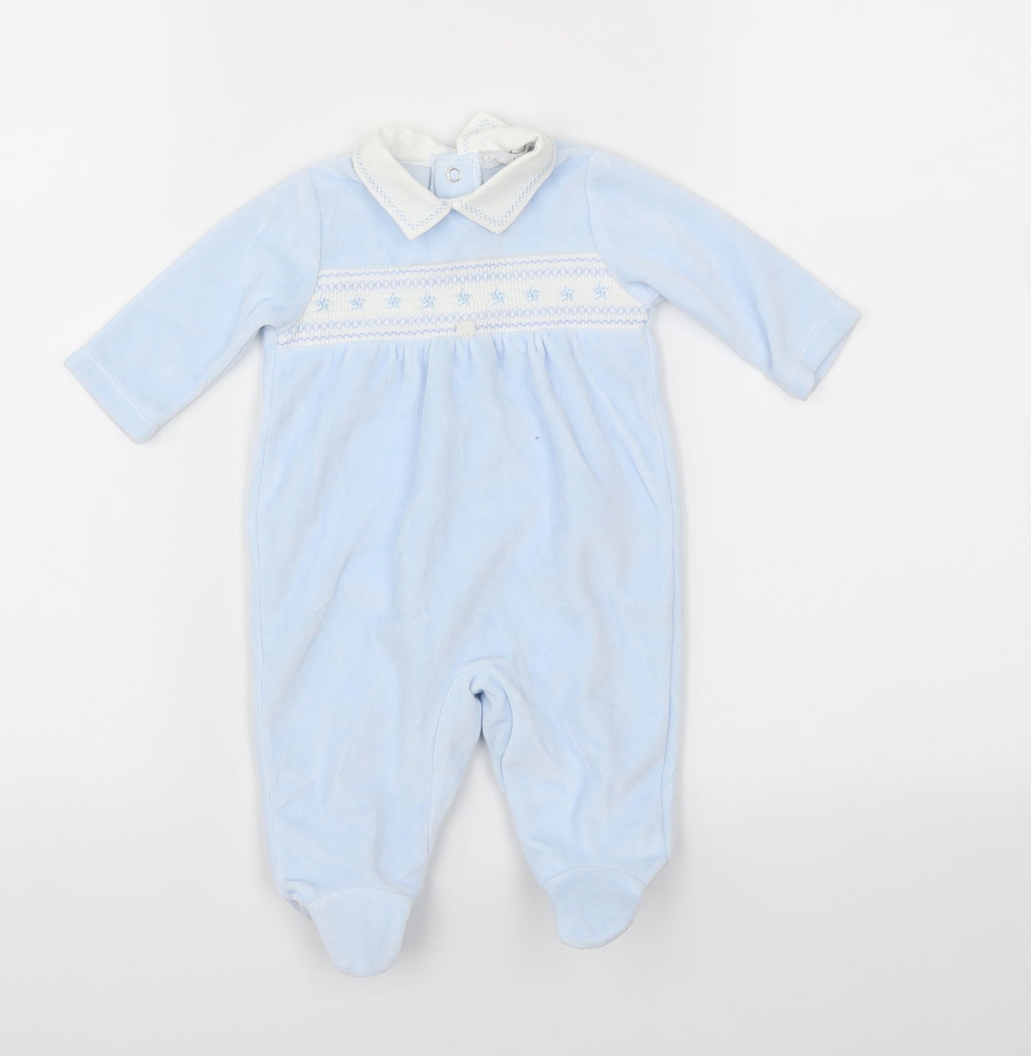 Blues Baby Boys Blue   Babygrow One-Piece Size Newborn