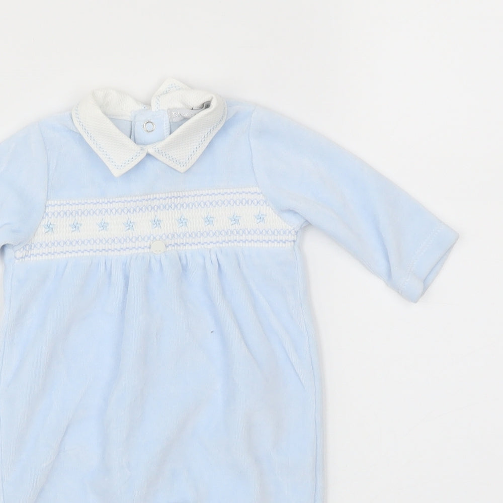 Blues Baby Boys Blue   Babygrow One-Piece Size Newborn