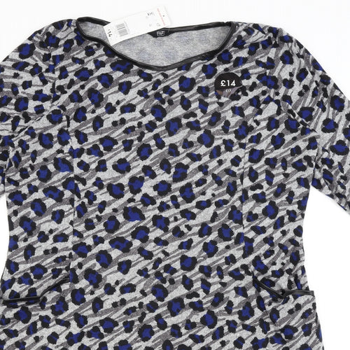 F&F Womens Grey Animal Print  Bodycon  Size 20