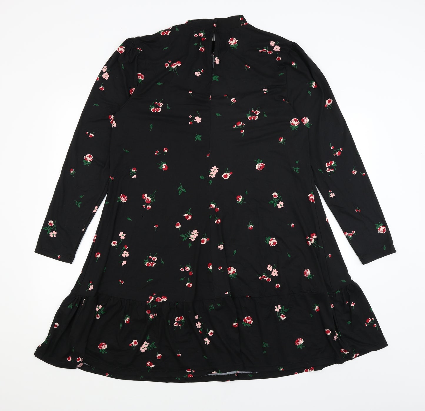 New Look Womens Black Floral  Mermaid  Size 18