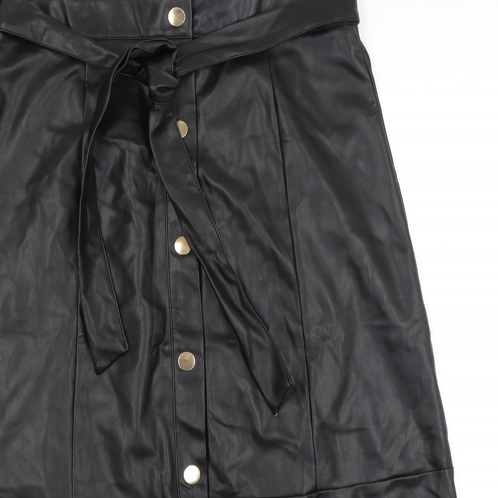 Primark Womens Black   A-Line Skirt Size 16