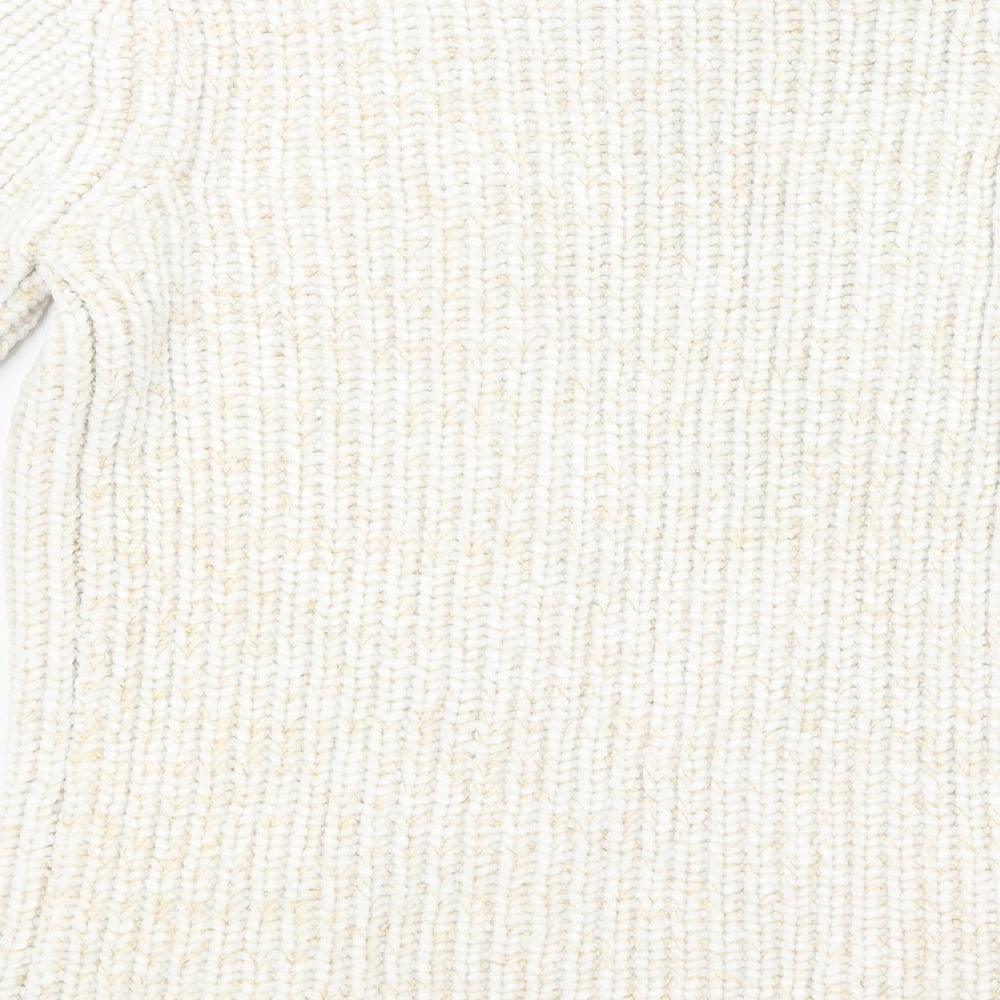 George Girls White   Wrap Jumper Size 11-12 Years