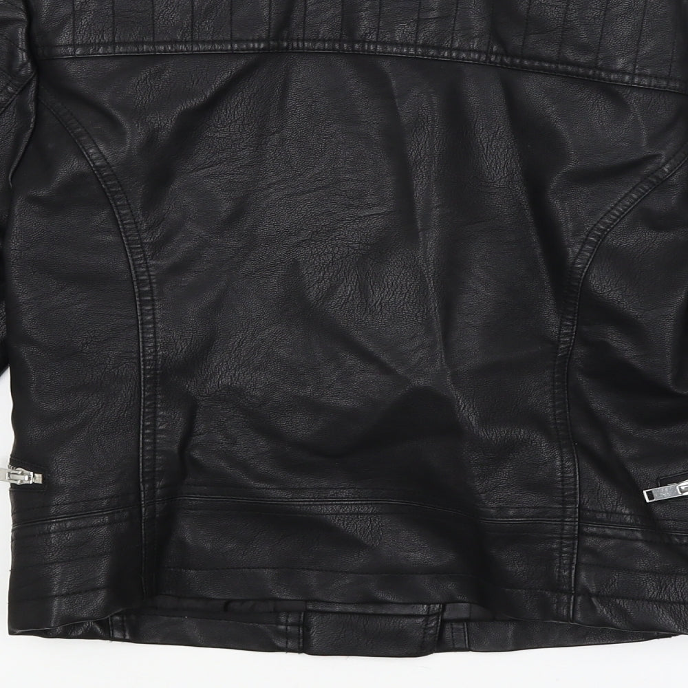 New Look Girls Black   Jacket  Size 12-13 Years