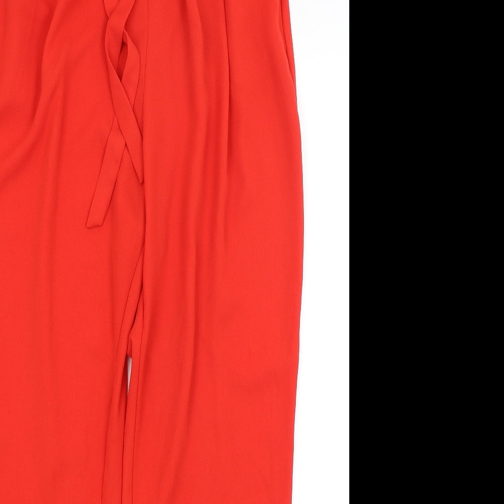 Primark Womens Red   Capri Trousers Size 14 L27 in
