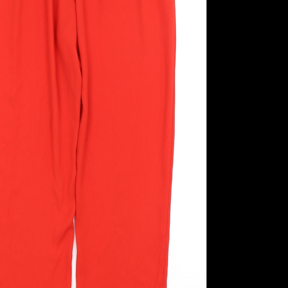 Primark Womens Red   Capri Trousers Size 14 L27 in