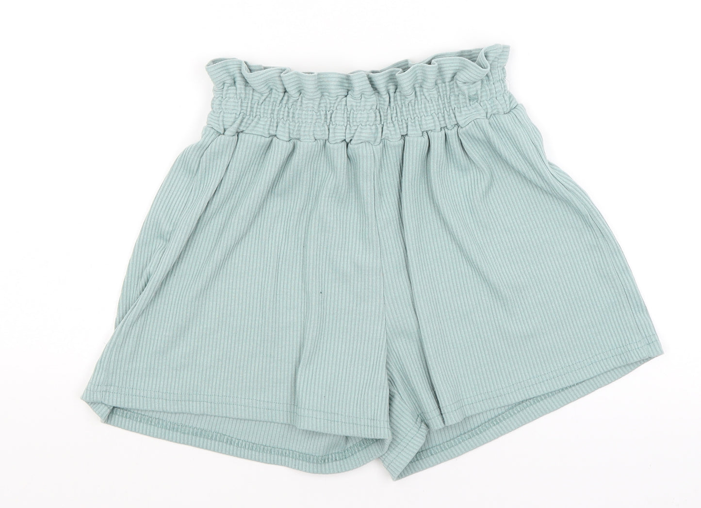 SheIn Womens Blue   Paperbag Shorts Size S