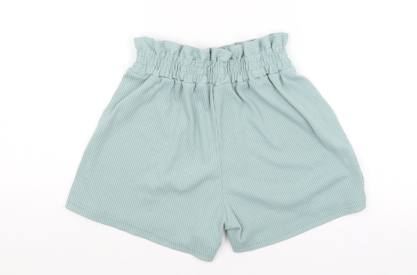 SheIn Womens Blue   Paperbag Shorts Size S
