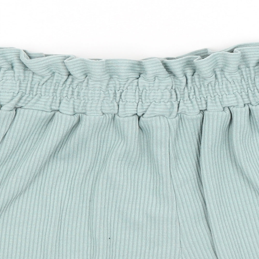 SheIn Womens Blue   Paperbag Shorts Size S