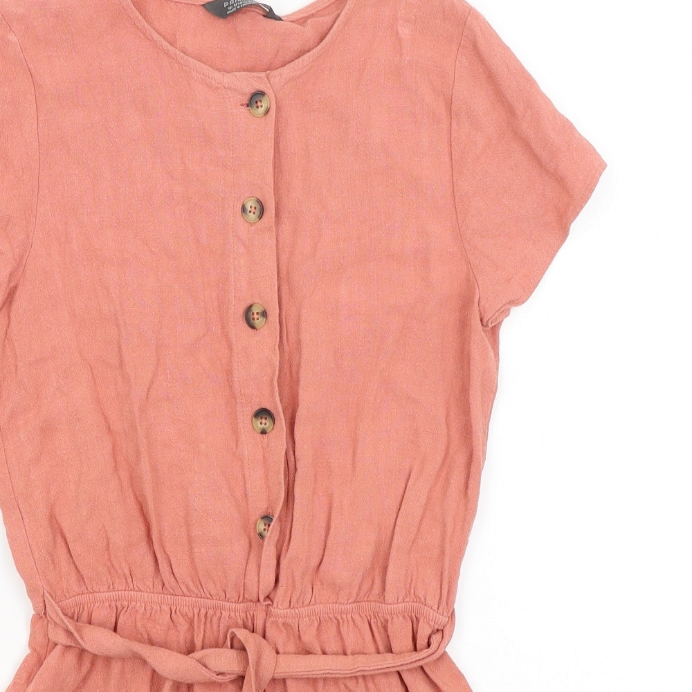 Primark Girls Pink   Playsuit One-Piece Size 12-13 Years