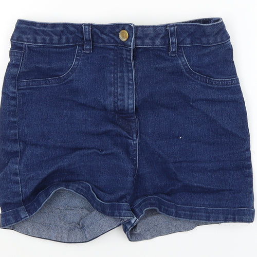 Candy Couture Girls Blue   Mom Shorts Size 15 Years