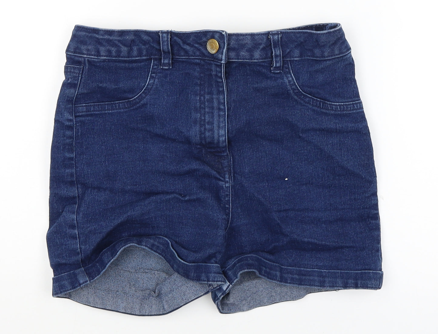 Candy Couture Girls Blue   Mom Shorts Size 15 Years