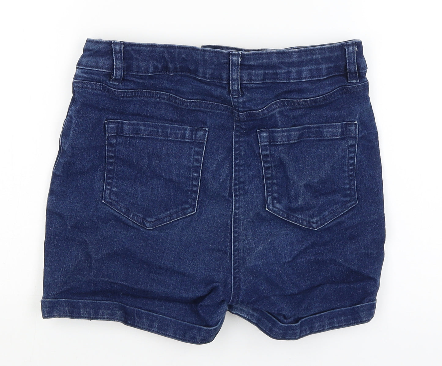 Candy Couture Girls Blue   Mom Shorts Size 15 Years