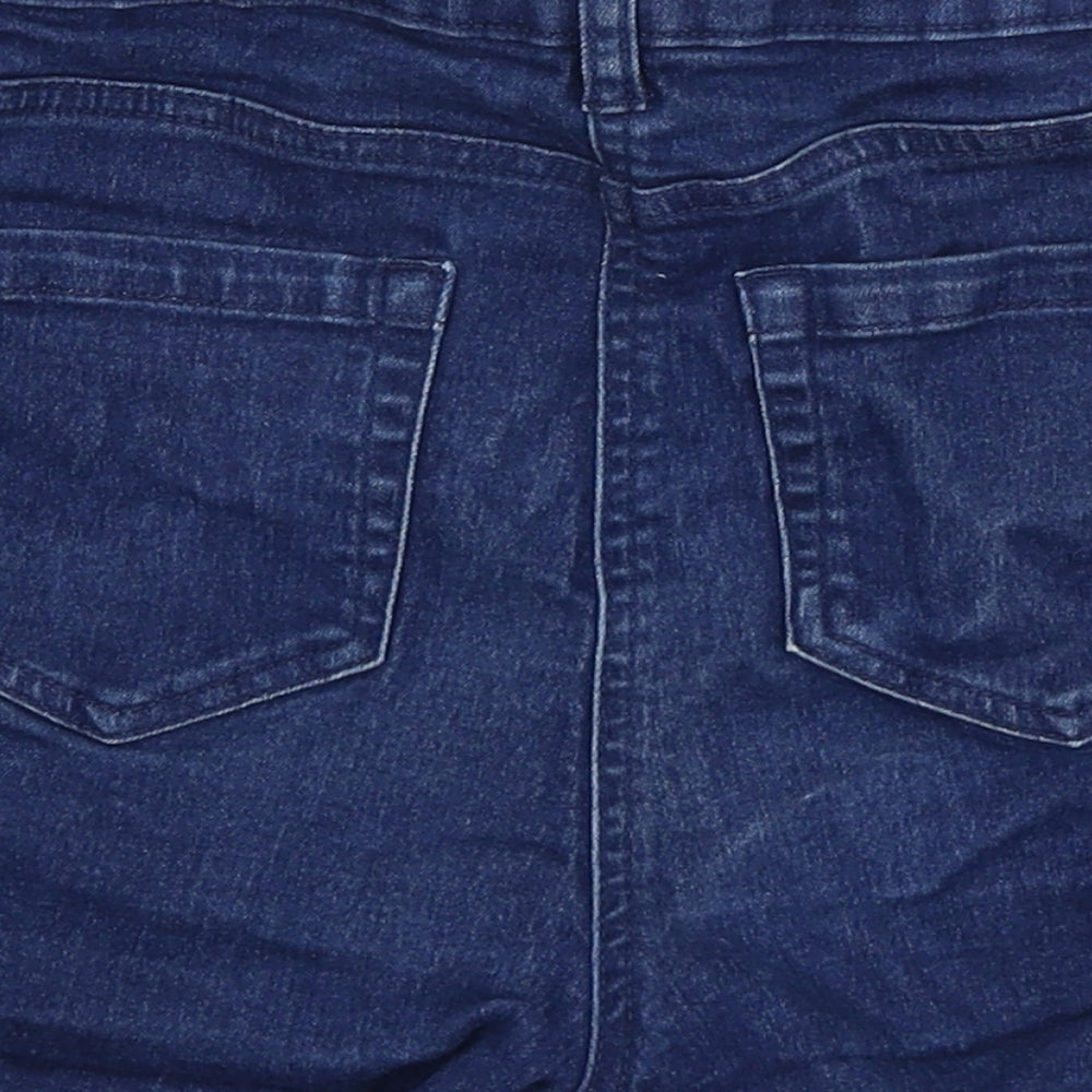 Candy Couture Girls Blue   Mom Shorts Size 15 Years