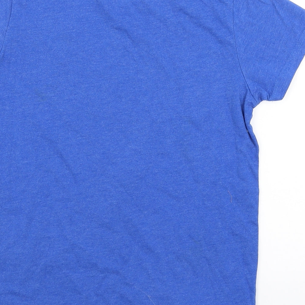 Primark Boys Blue   Basic T-Shirt Size 9-10 Years  - California