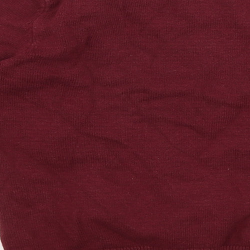 H&M Girls Red Spotted  Pullover Jumper Size 7-8 Years