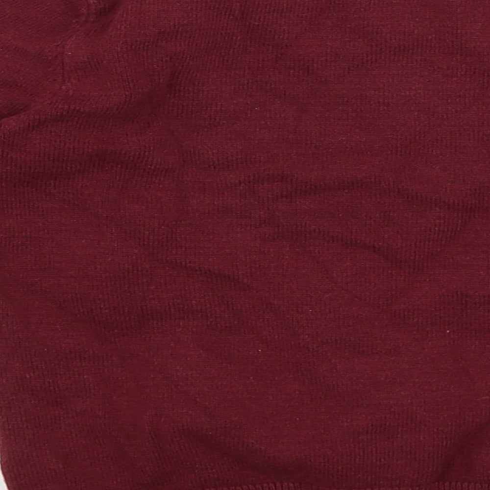 H&M Girls Red Spotted  Pullover Jumper Size 7-8 Years