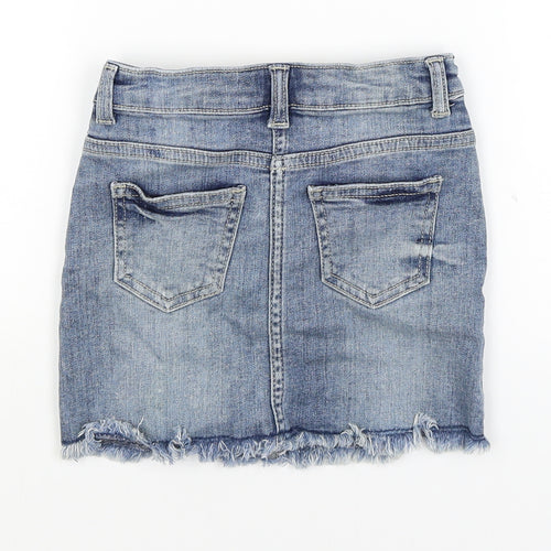 NEXT Girls Blue   Mini Skirt Size 4 Years