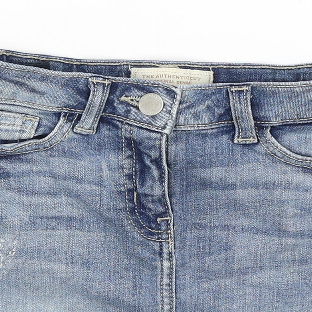 NEXT Girls Blue   Mini Skirt Size 4 Years